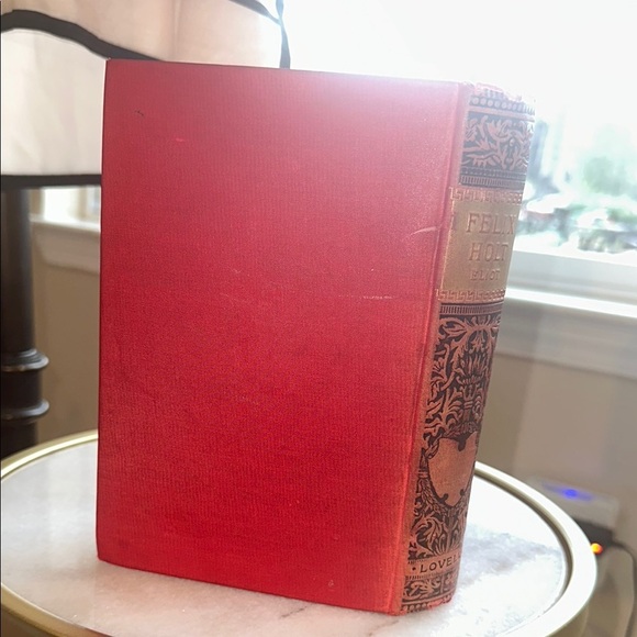 Antique Embossed Book “Felix Holt, the Radical” by George Eliot-Lovell Edition - Picture 3 of 13